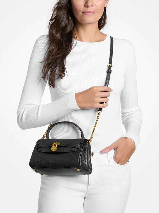 Hamilton Extra-Small Textured Leather Soft Crossbody Bag