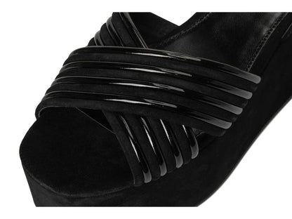 BOMBE CROSS-STRAP PLATFORM SANDAL