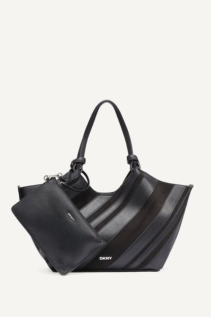 DKNY Paula Medium Striped Commuter Tote