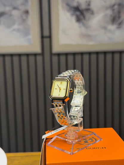 Tory Burch Mini Robinson Two-Tone Watch