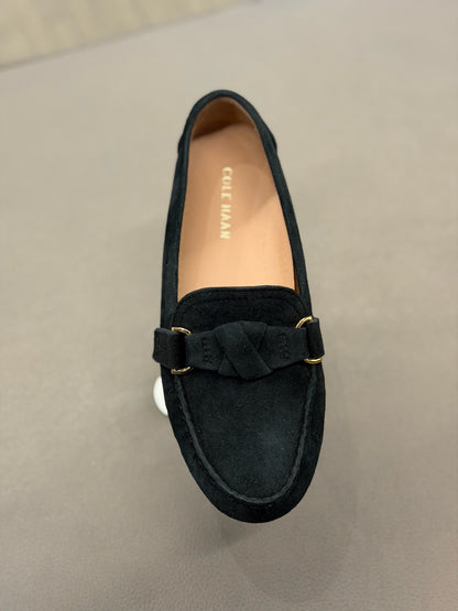 Womens Emmie Knot Driver Driving Style Loafer Black