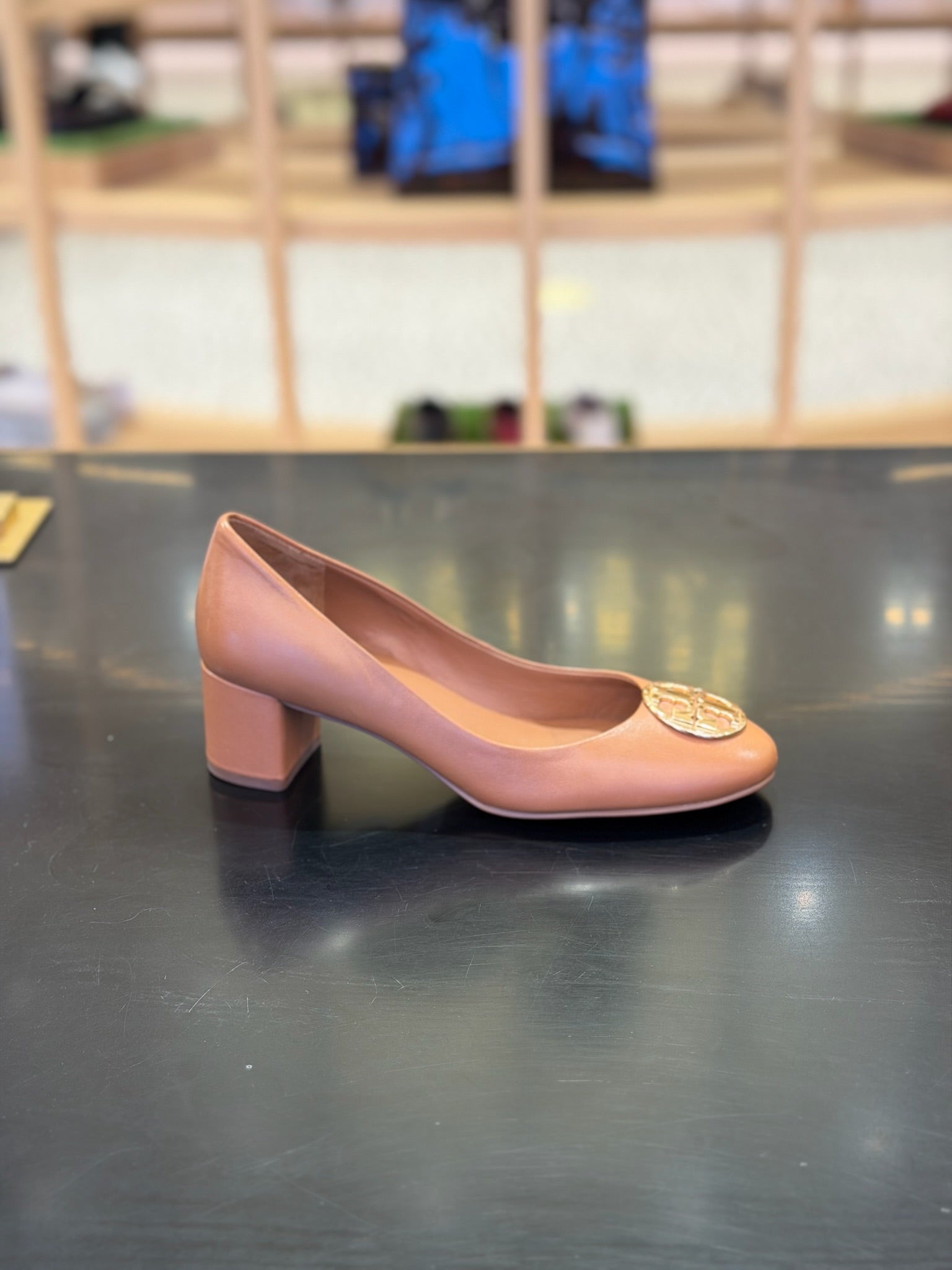 Chelsea Block Heel Pumps