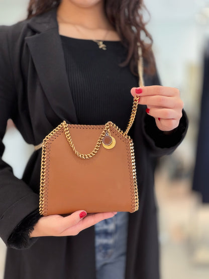 Stella McCartney Falabella Mini Tote - Tan