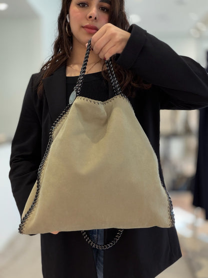 Stella McCartney Falabella Large Tote - Beige