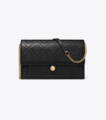 T Monogram Chain Wallet