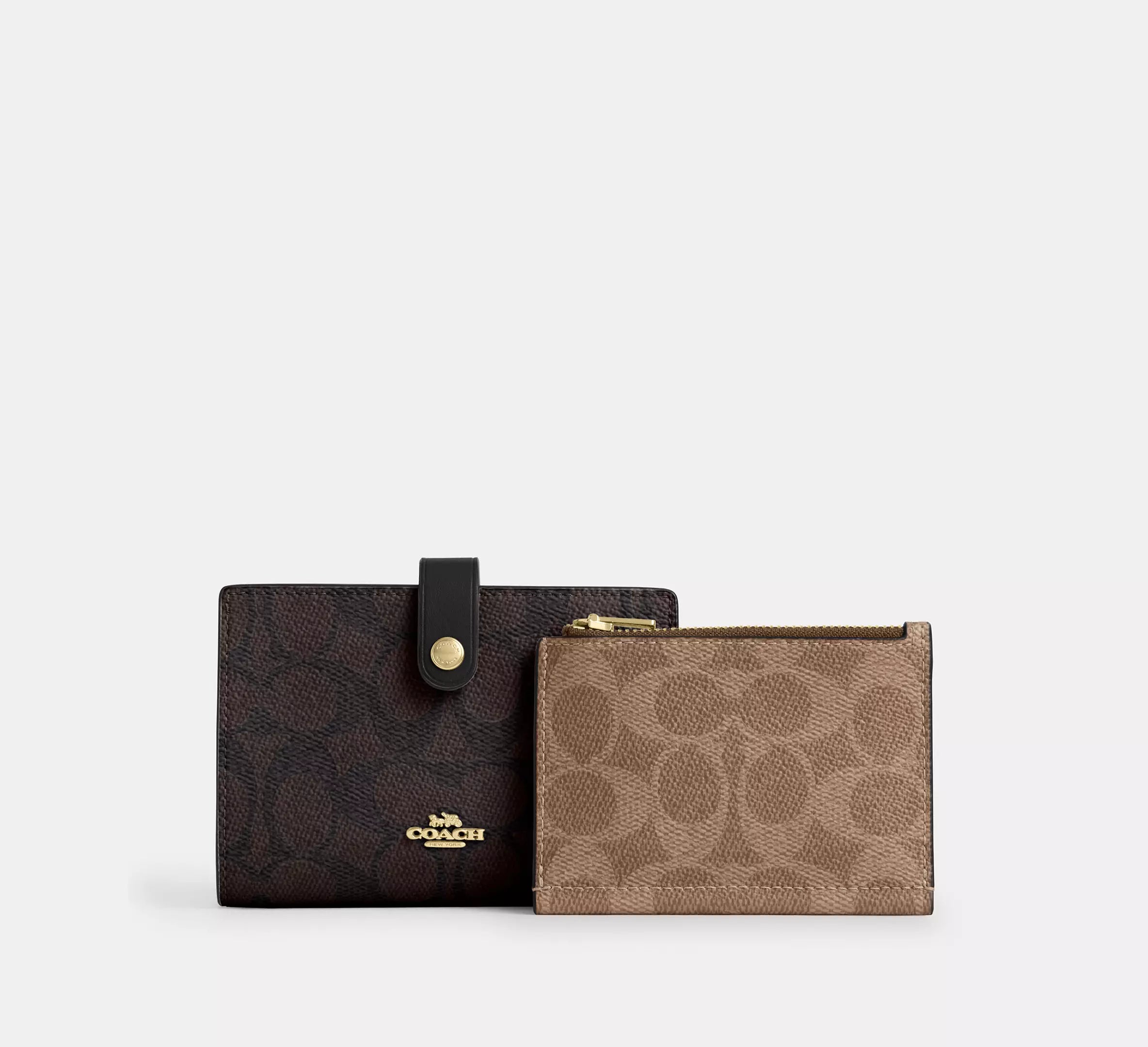 Gold/Walnut/Tan