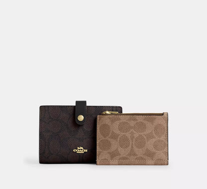 Gold/Walnut/Tan