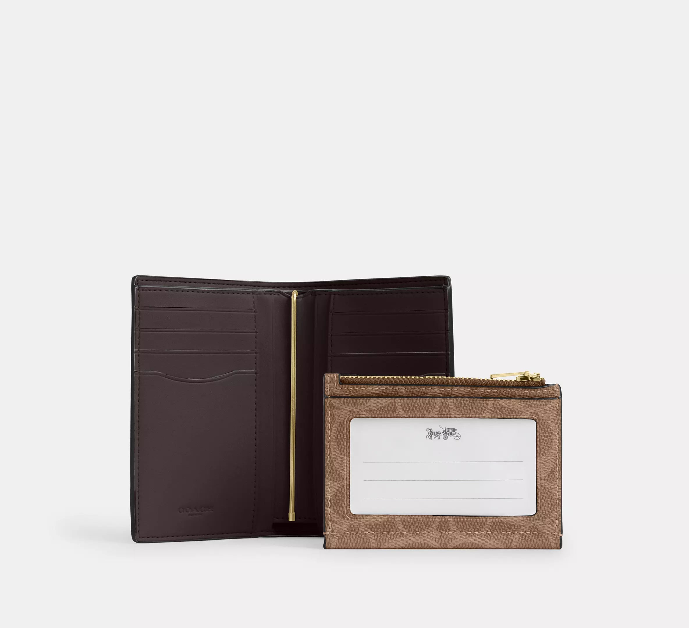 Gold/Walnut/Tan