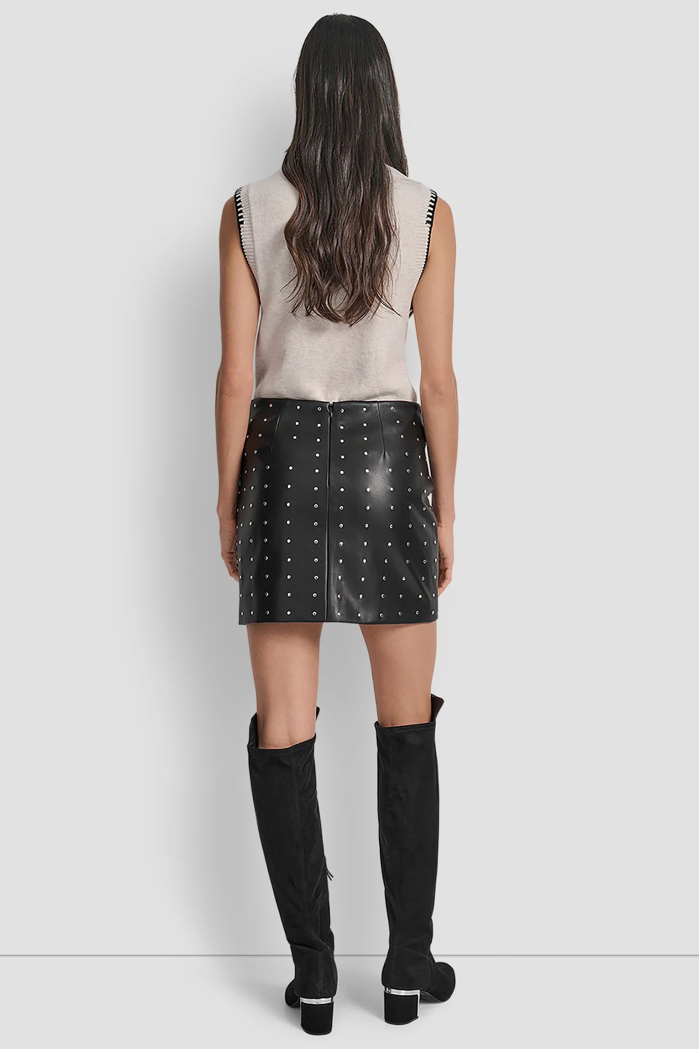 black_faux_leather