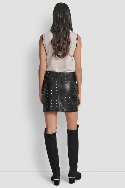 black_faux_leather