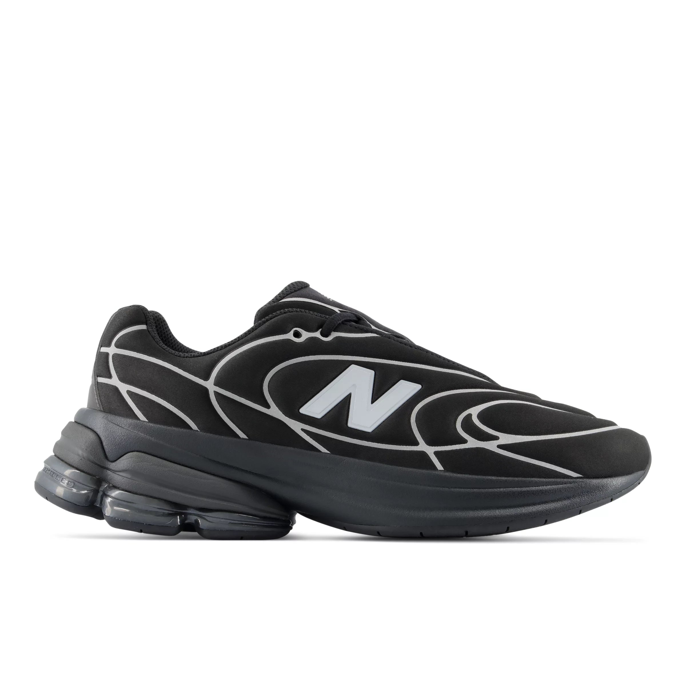 Black With Silver Metallic