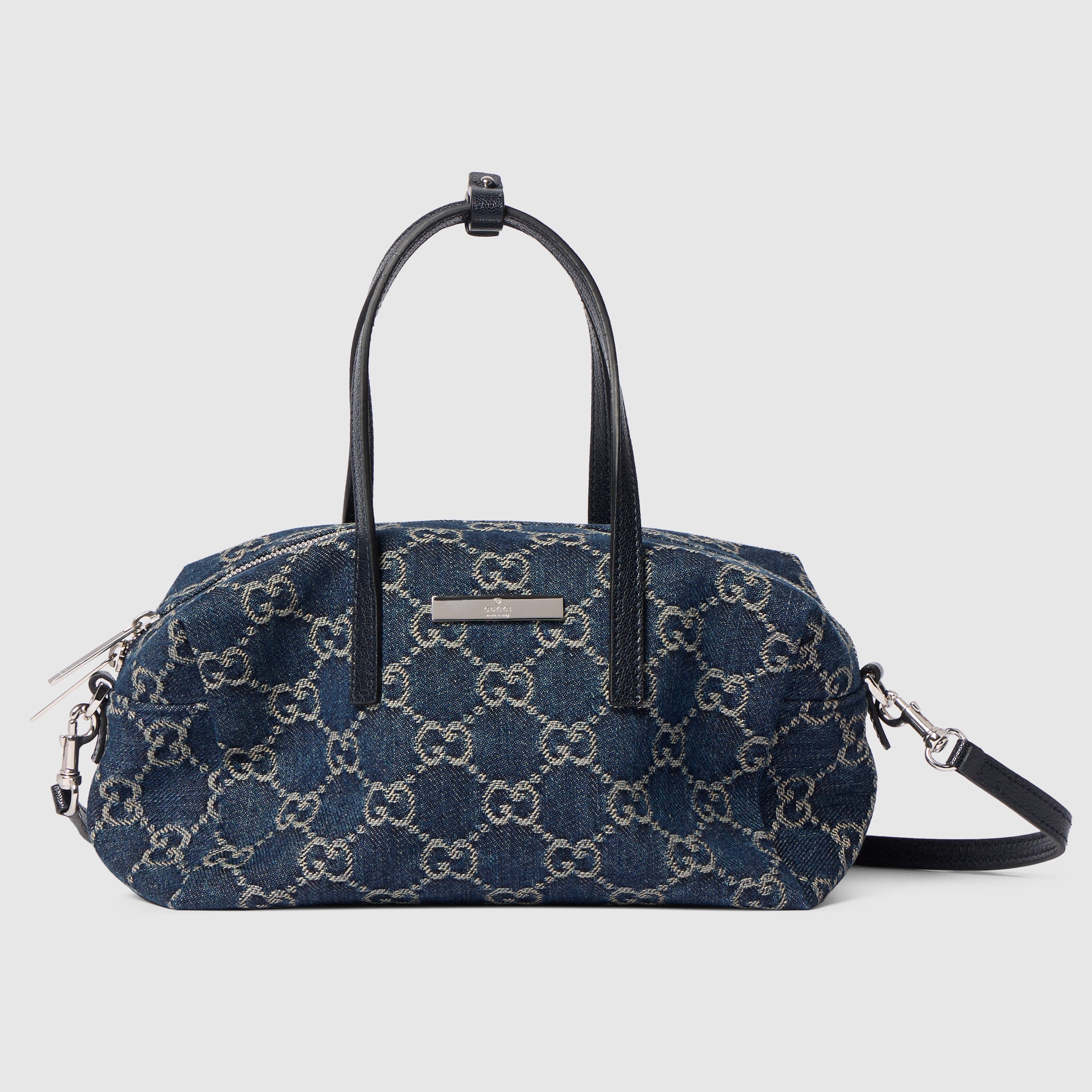 denim azul oscuro con GG