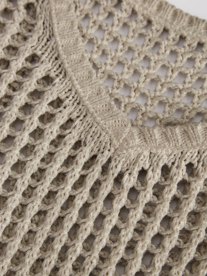 Gusa Crochet Beige