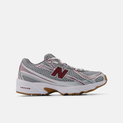 Silver Metalic With Monarch Burgundy