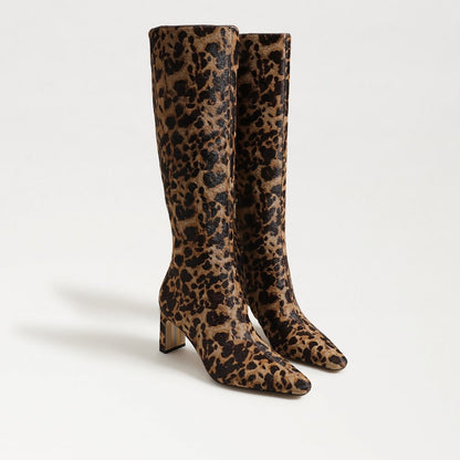 Brown Leopard Print Calf Hair