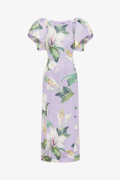 Lily Blossom Print in Lilac