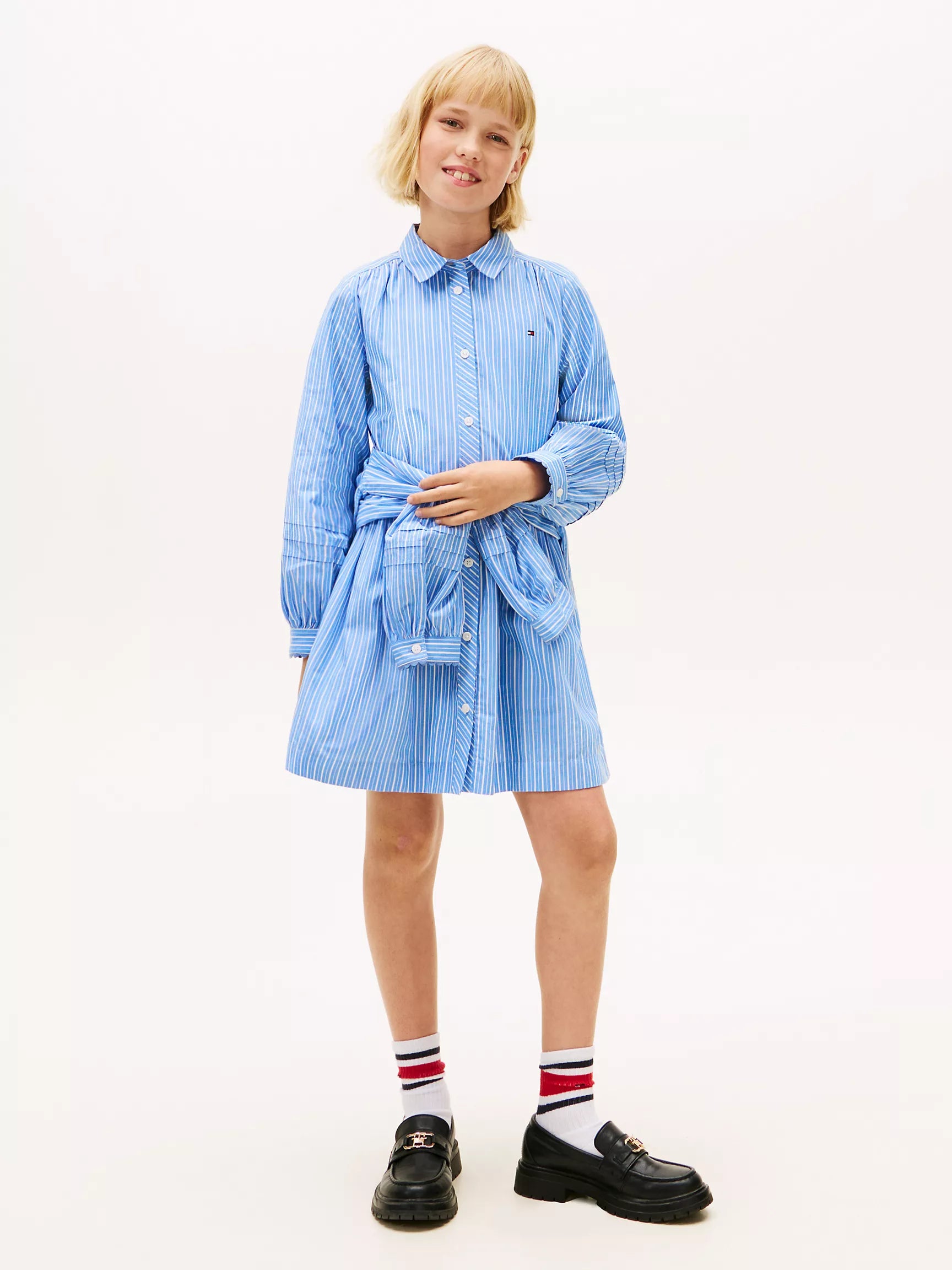 Light Powdery Blue Stripes