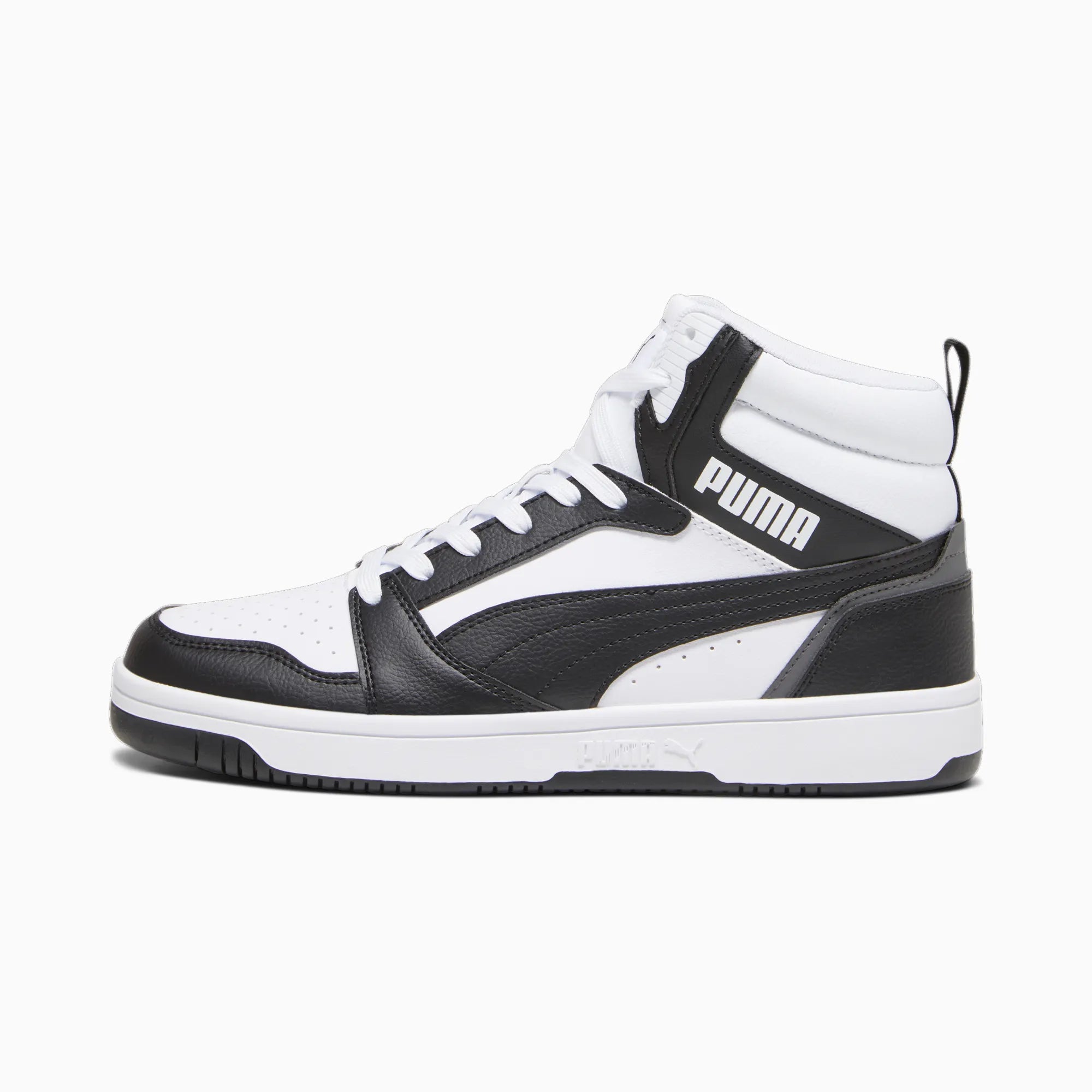 PUMA White-PUMA Black-Shadow Gray-PUMA White