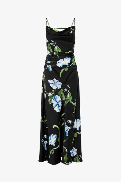 Vine Print in Ebony