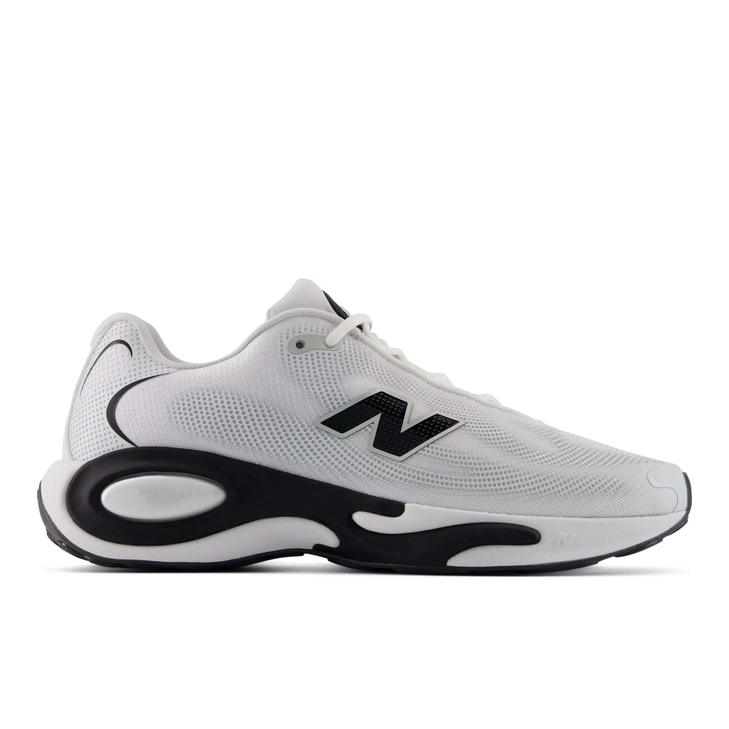 White With Black And Silver Metallic