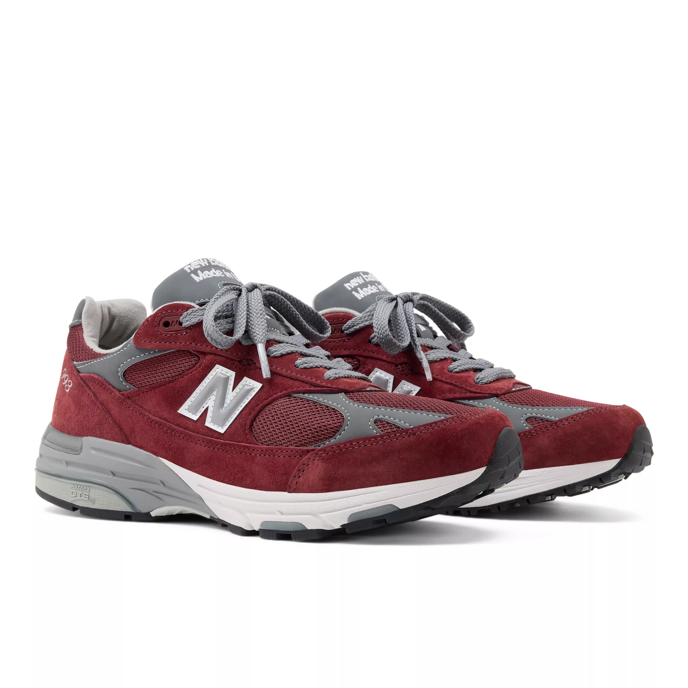 Classic Crimson With Grey 006 And White