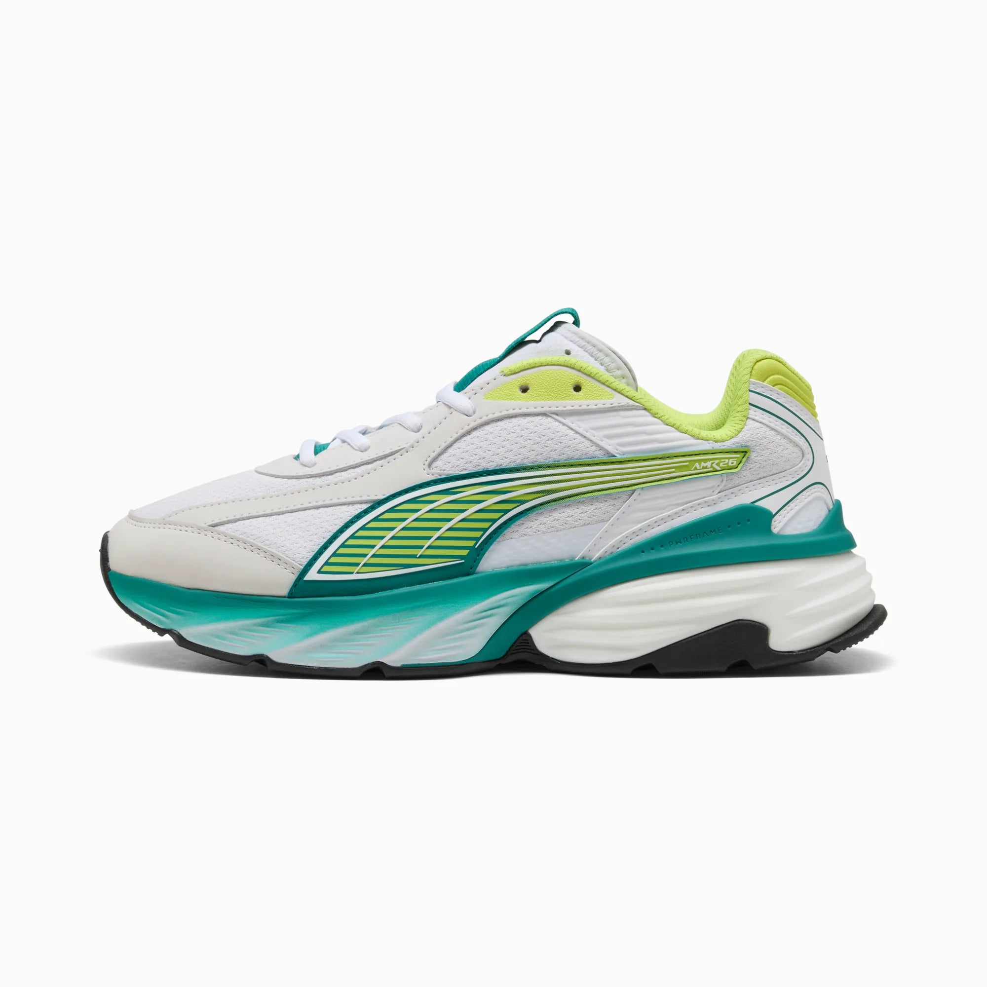 PUMA White-Lime Shimmer