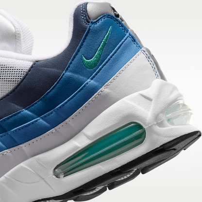 White/Lake Blue/French Blue/Emerald Green