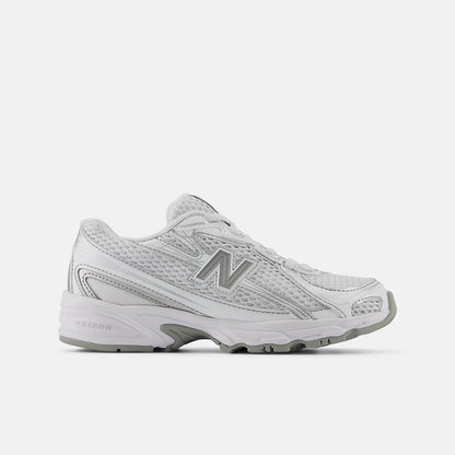 White With Silver Metallic