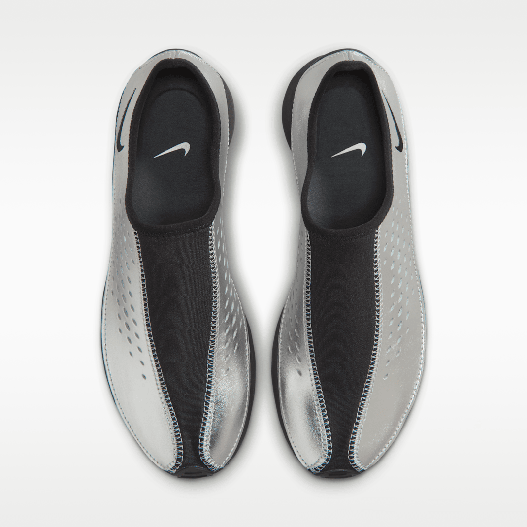 Metallic Silver/Black