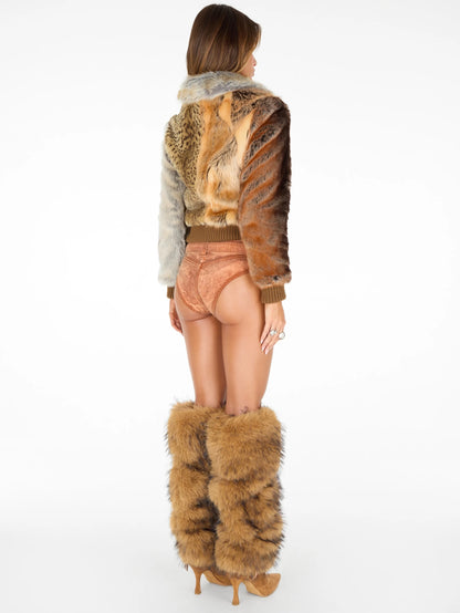 Gusa Mixed Animal Print