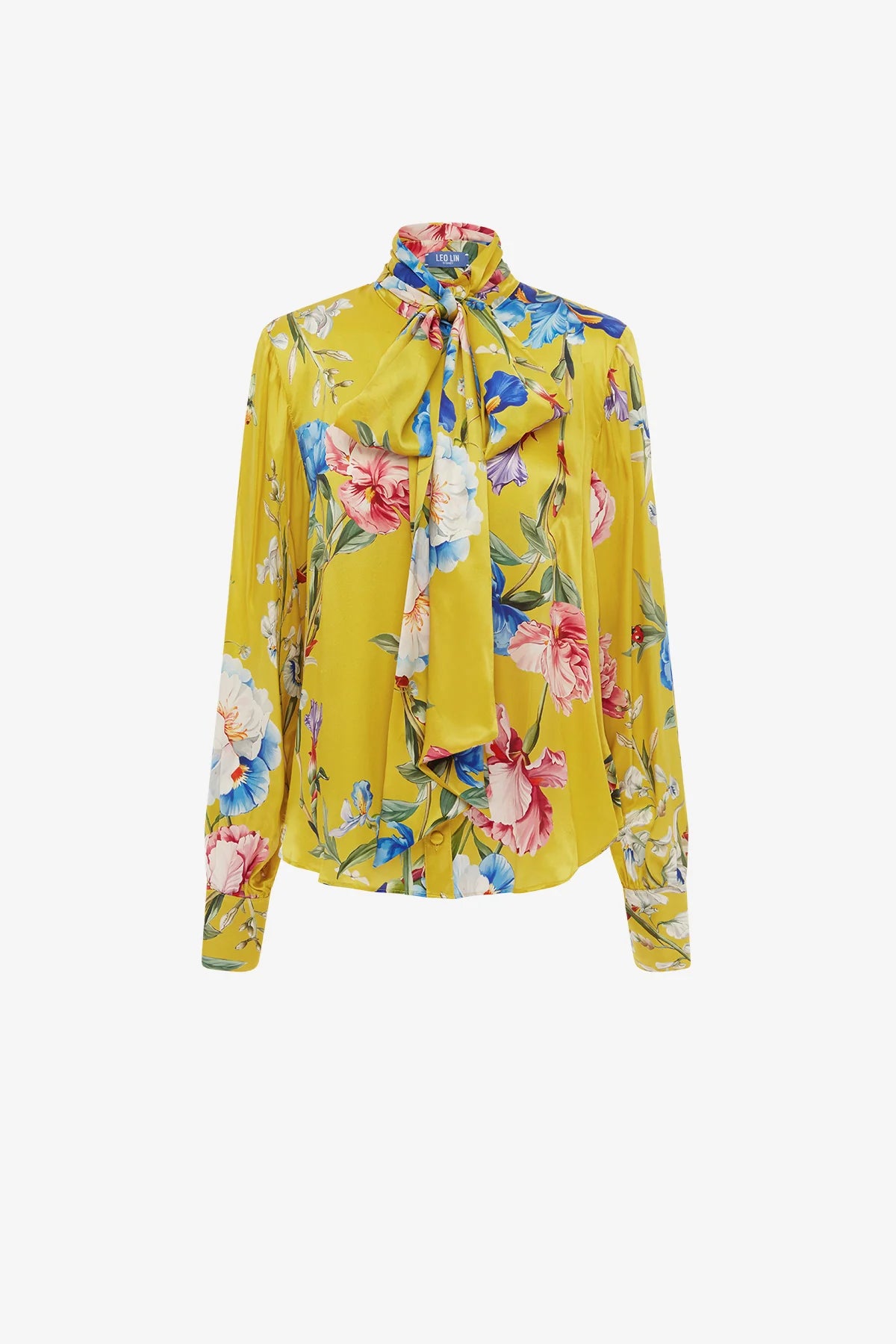 Garden Print in Mustard