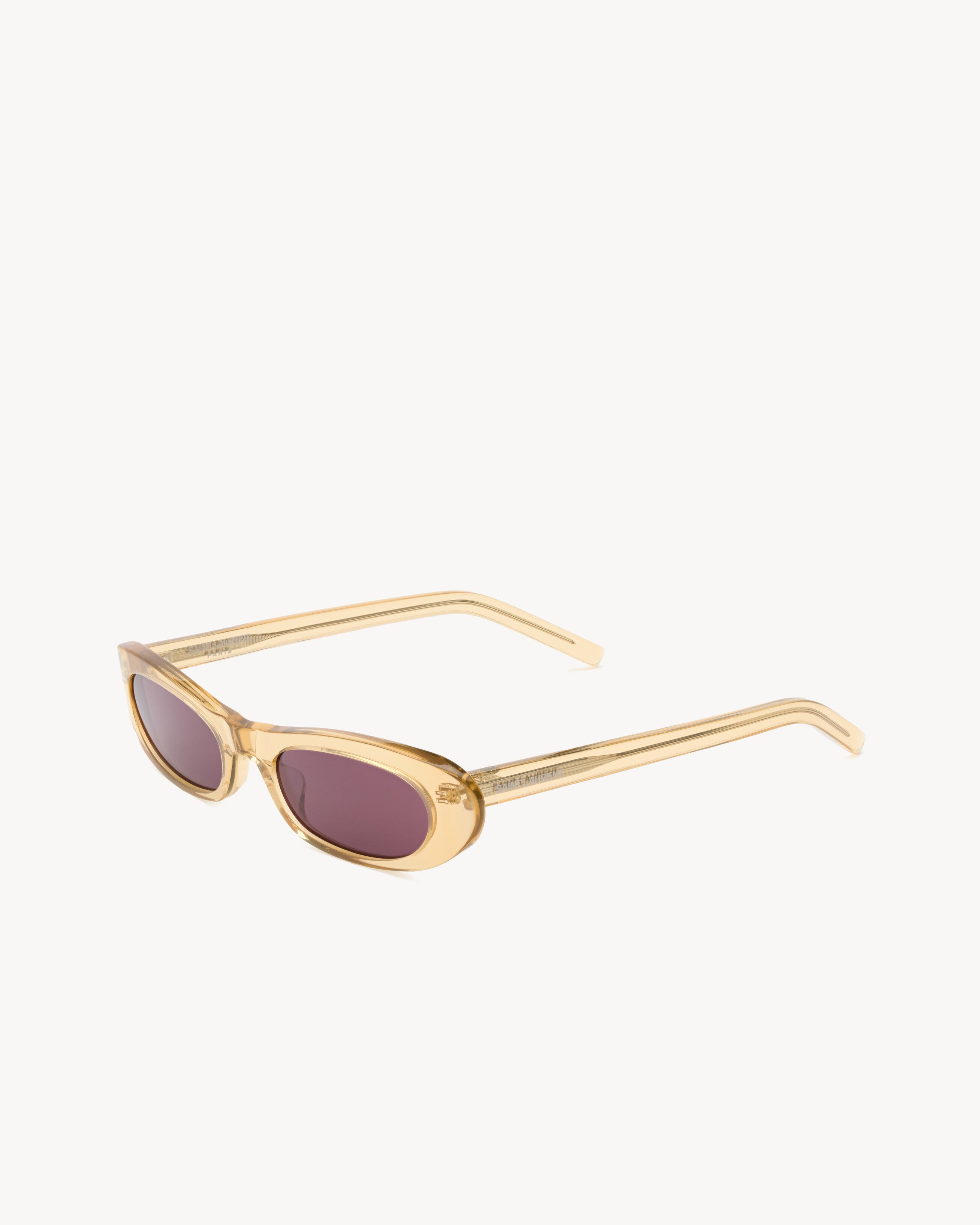 Transparent Yellow And Dark Purple