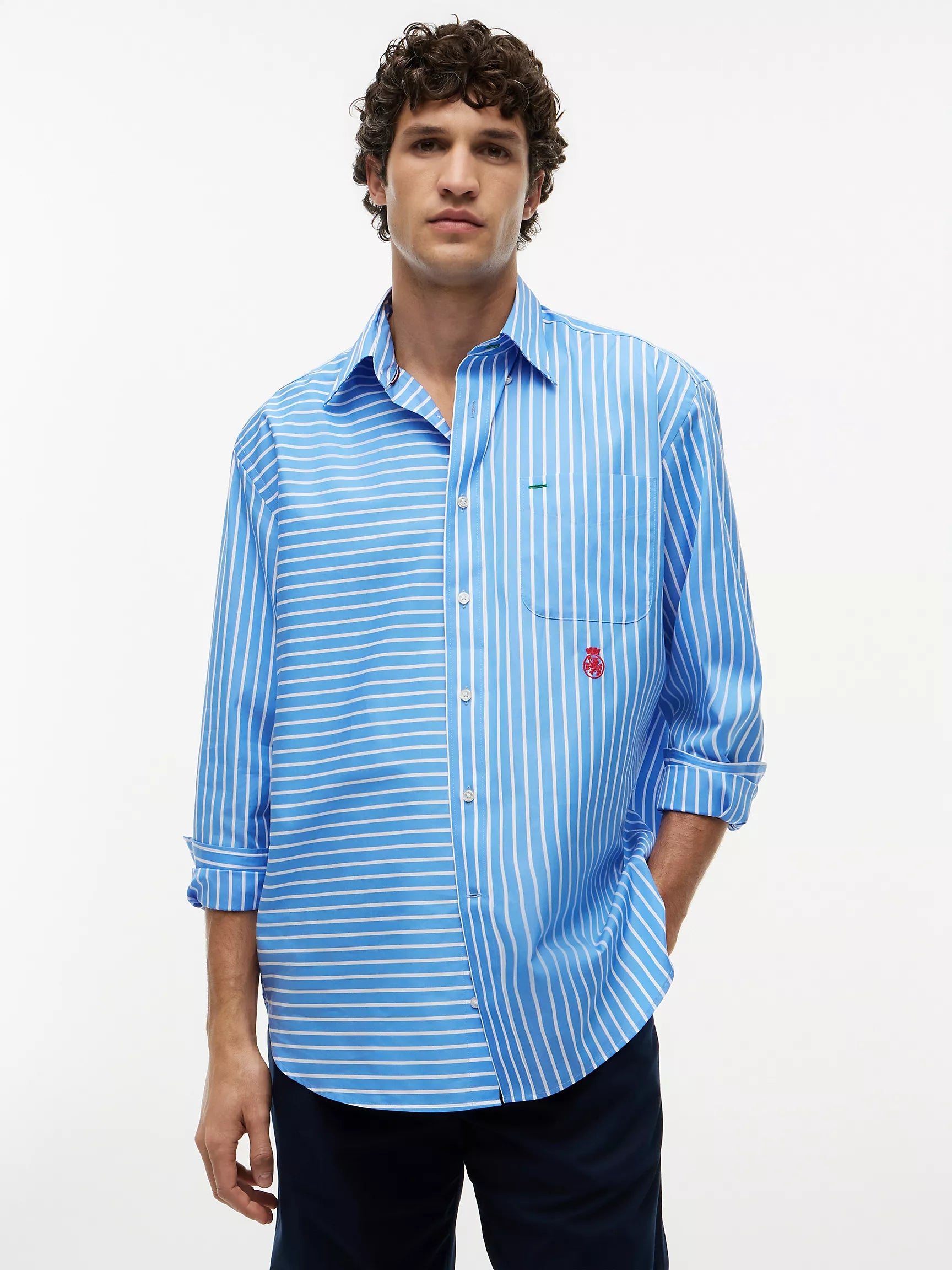 Blue Spell/White Stripe