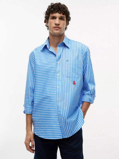 Blue Spell/White Stripe