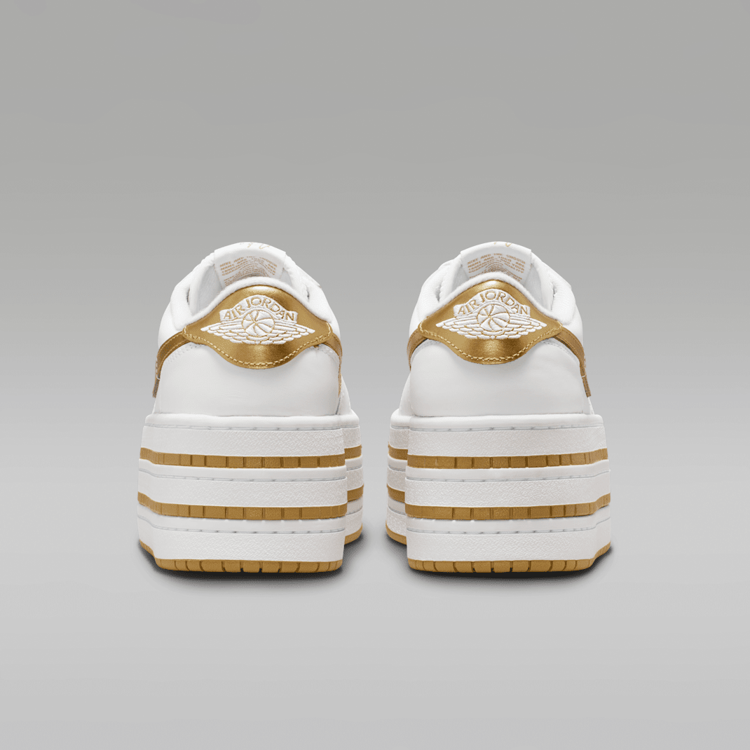 White/Metallic Gold/White