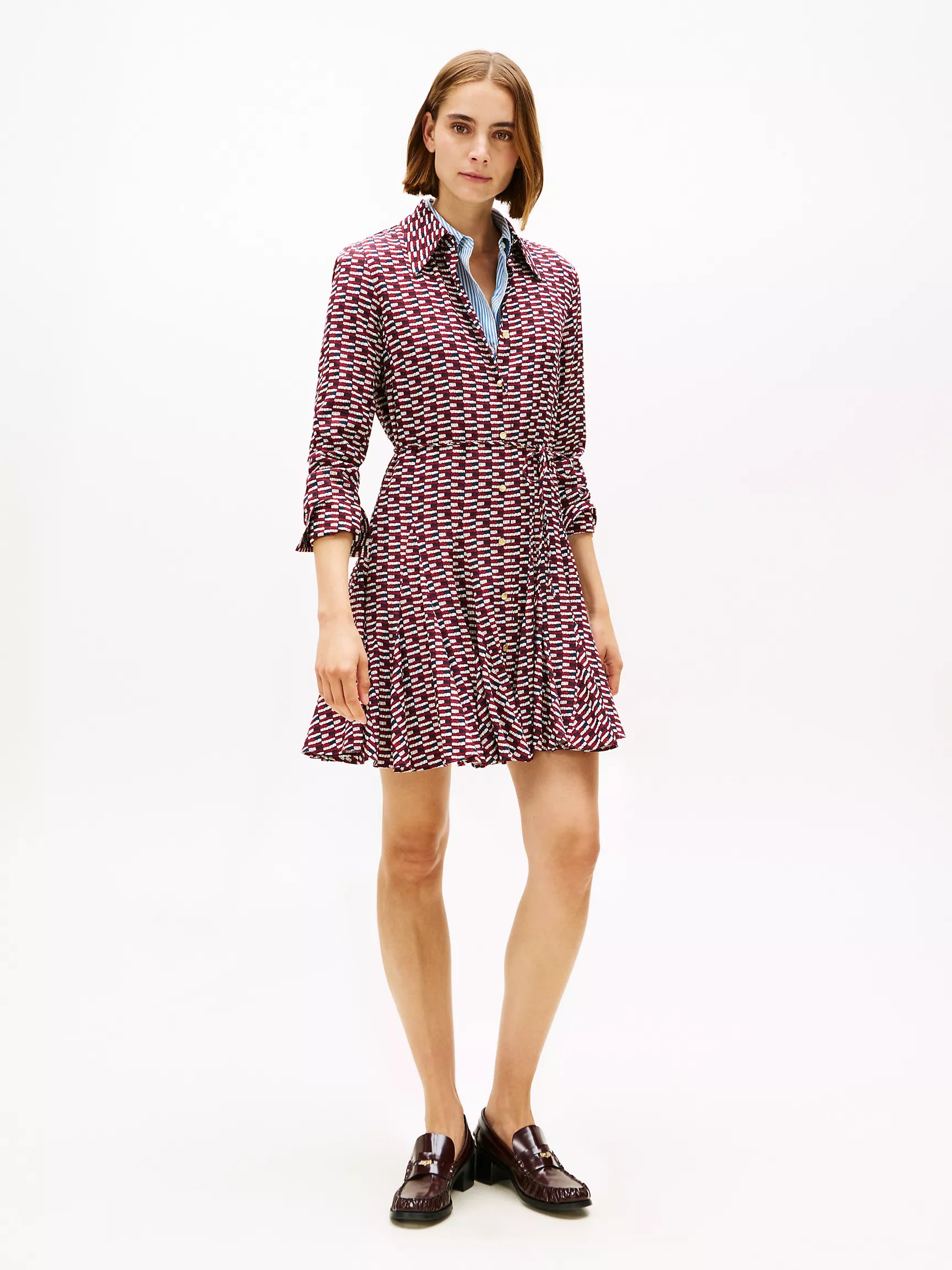 Logo Print Navy