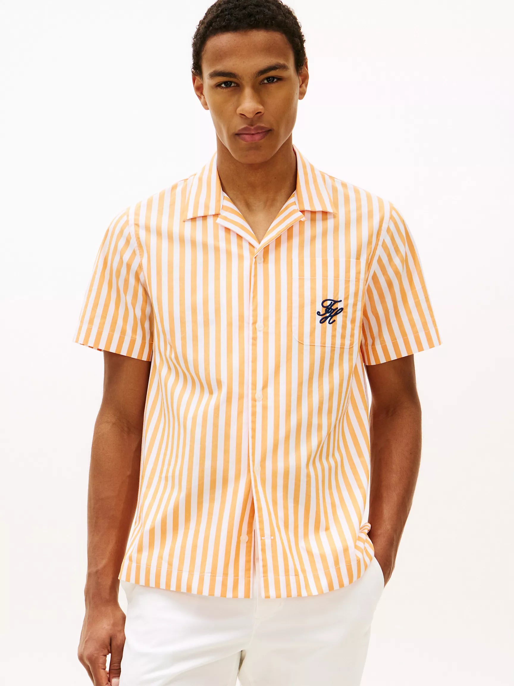Orange Hype/White Stripe