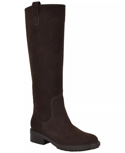 Dark Brown Suede