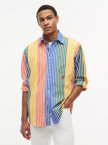 Brilliant Orange Multi Stripe