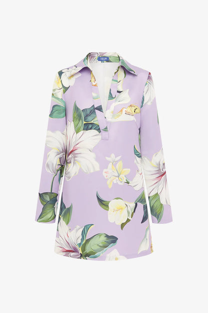 Lily Blossom Print in Lilac