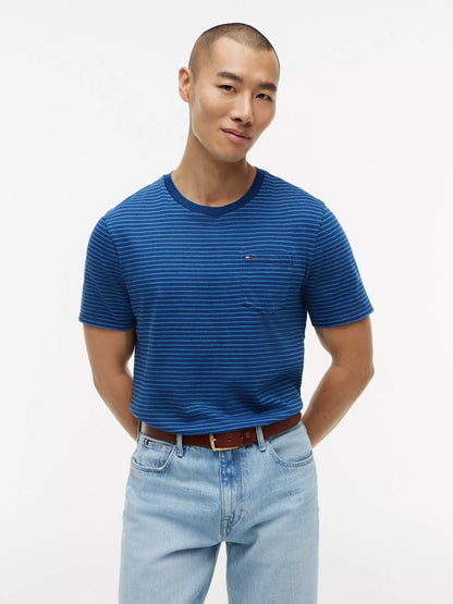 Dark Indigo/Light Blue Stripe