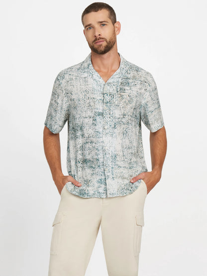 Distressed Paisley Print