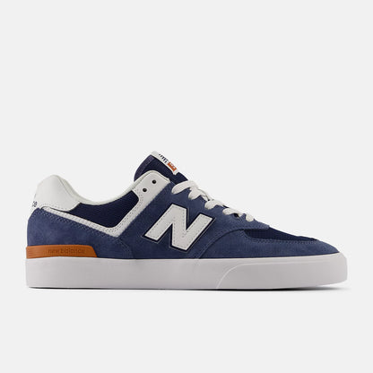 Vintage Indigo With White