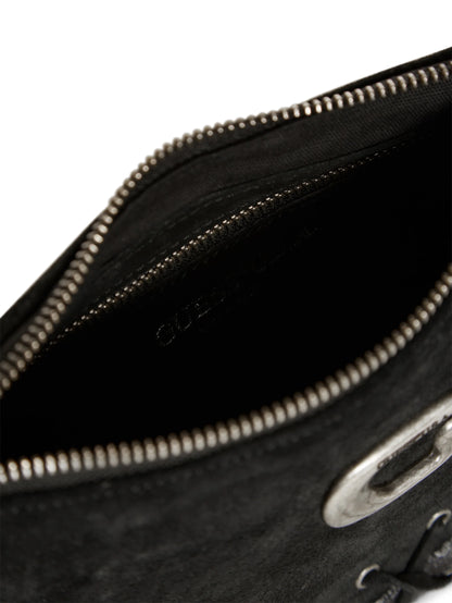 Black Denim Suede