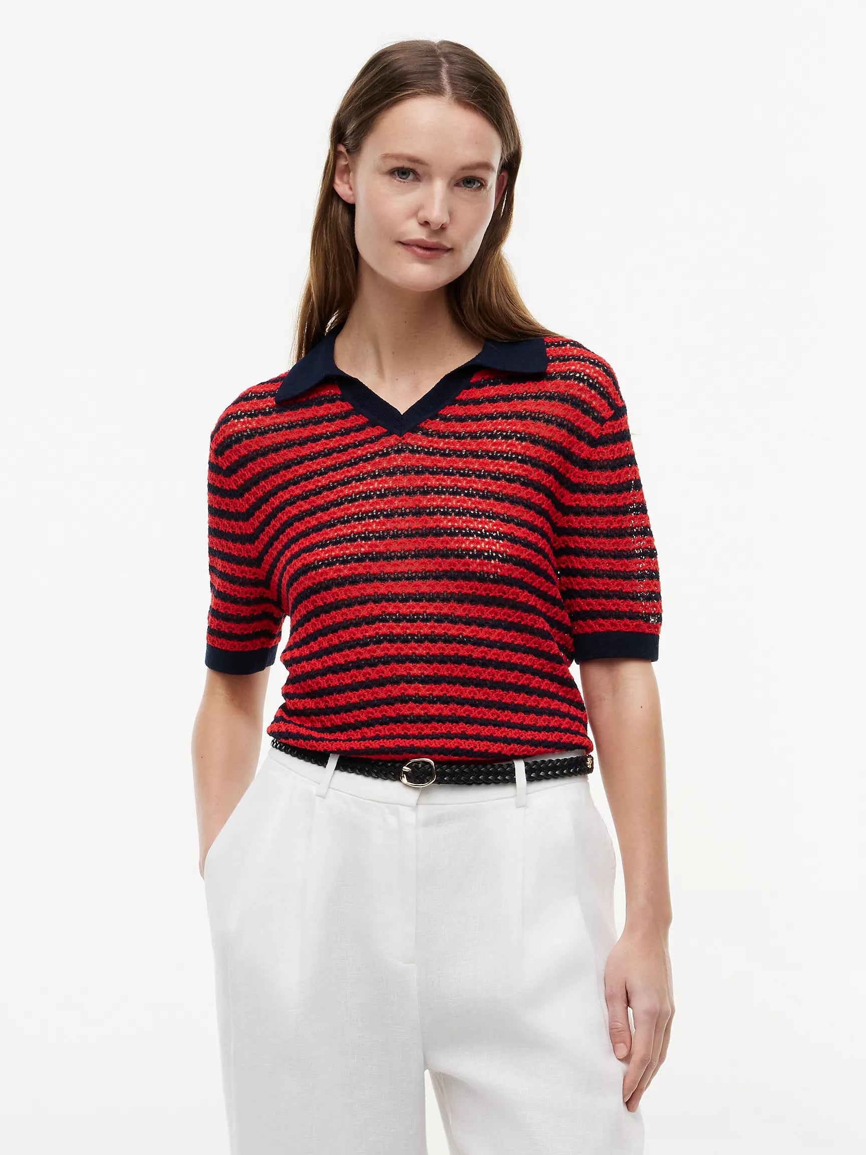 Navy Blue / Fire Red