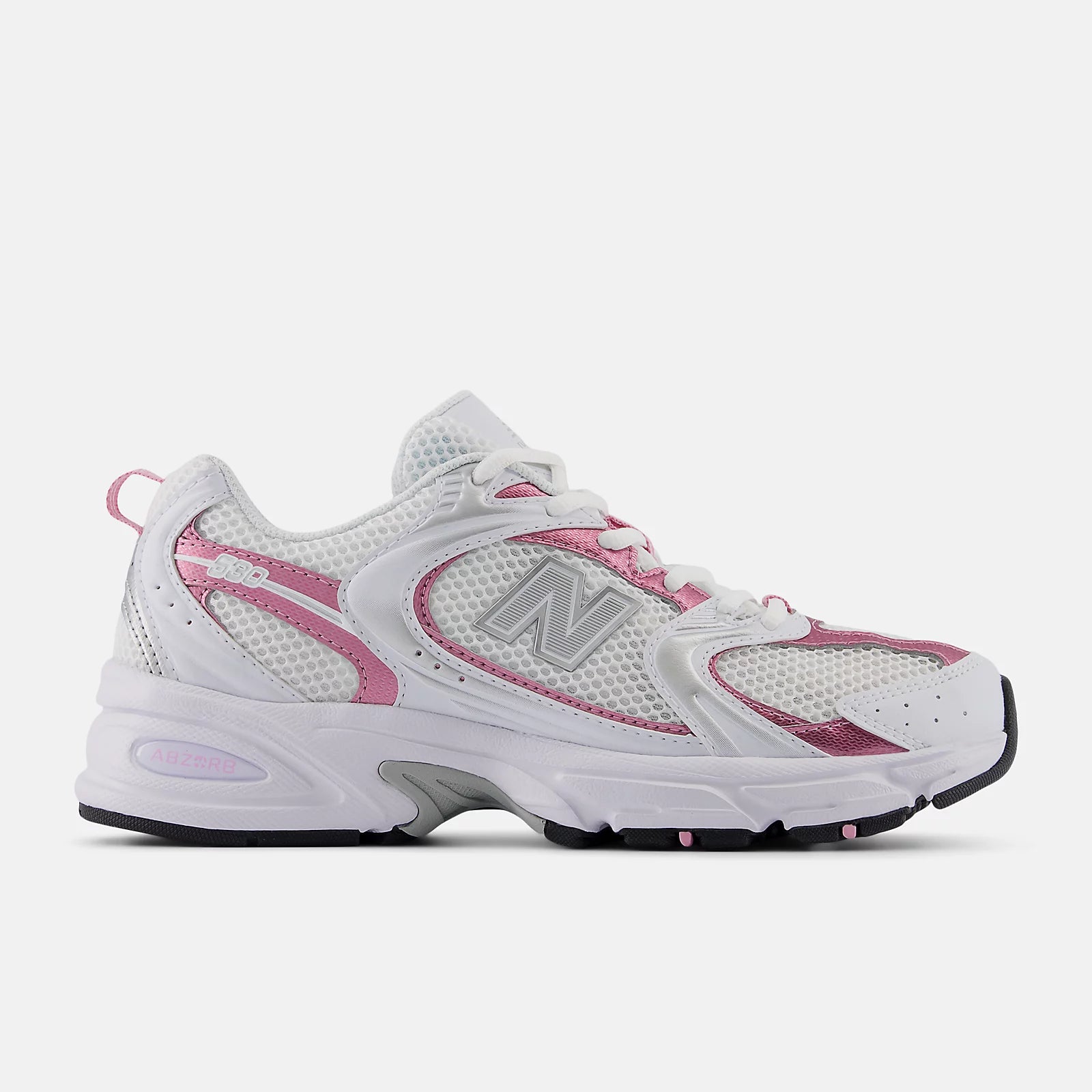 Nb 103 White With Pink Sugar And Silver Metallic