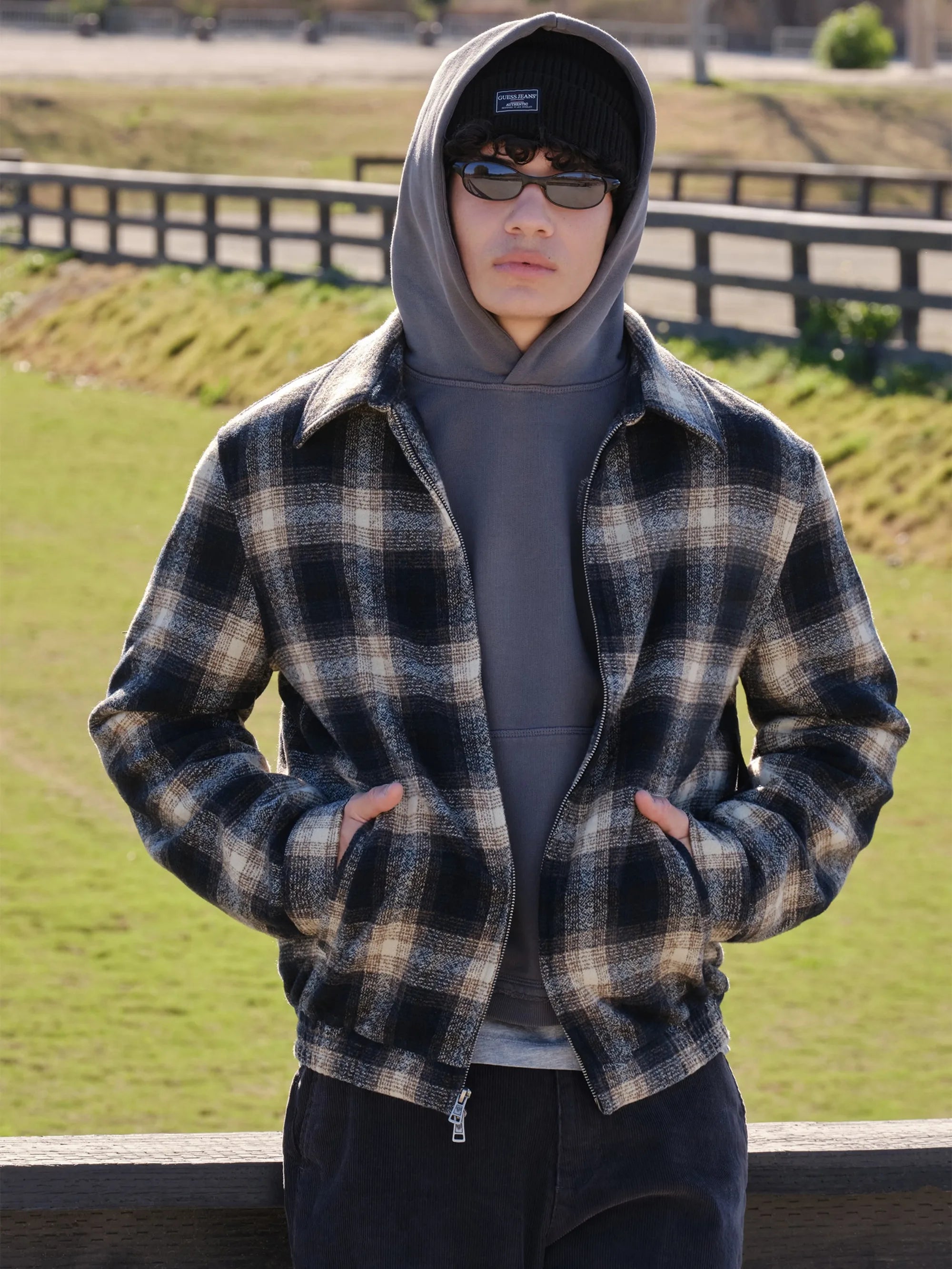 Dark Luxe Brown Check