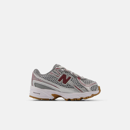 Silver Metalic With Monarch Burgundy