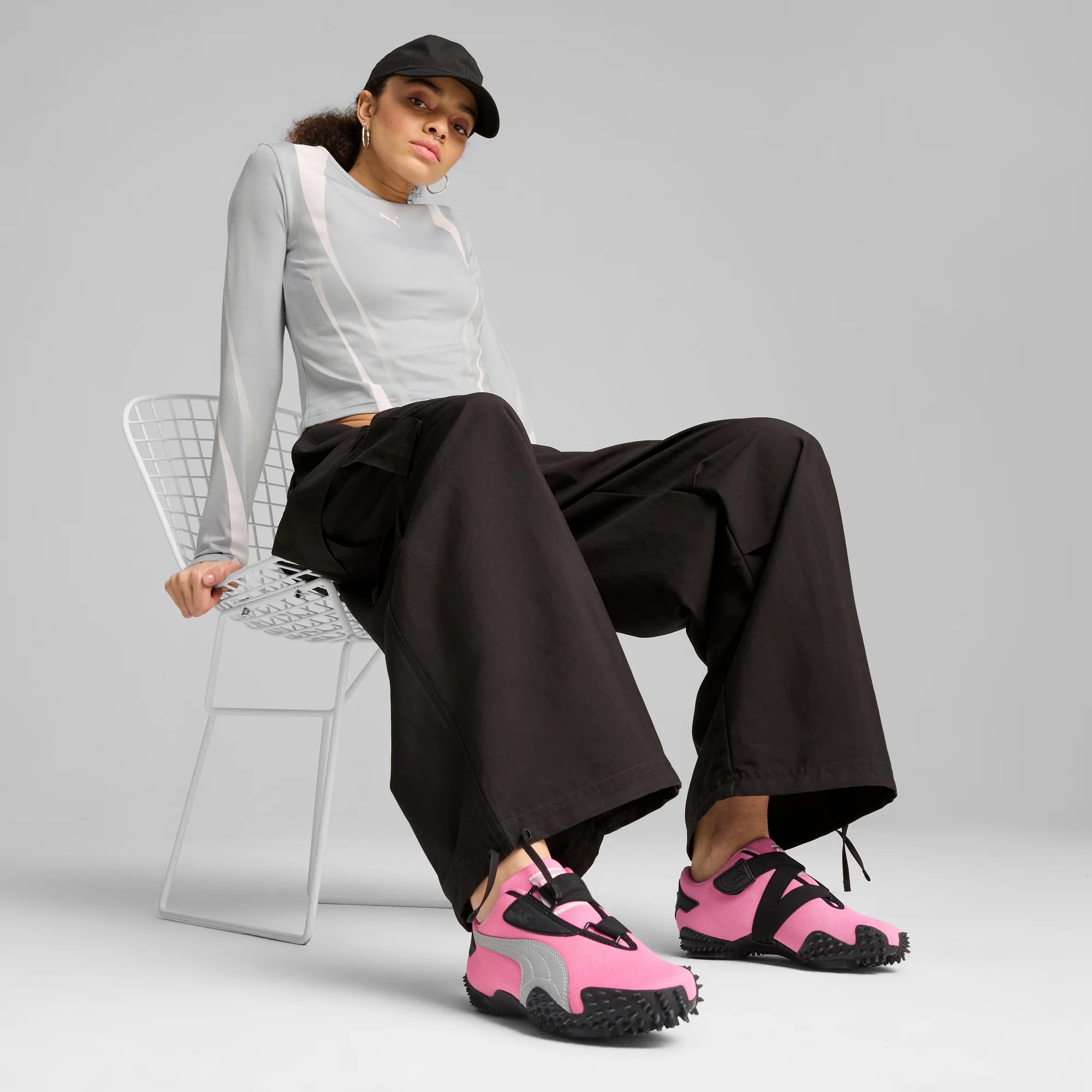 Posie Pink-PUMA Silver-PUMA Black