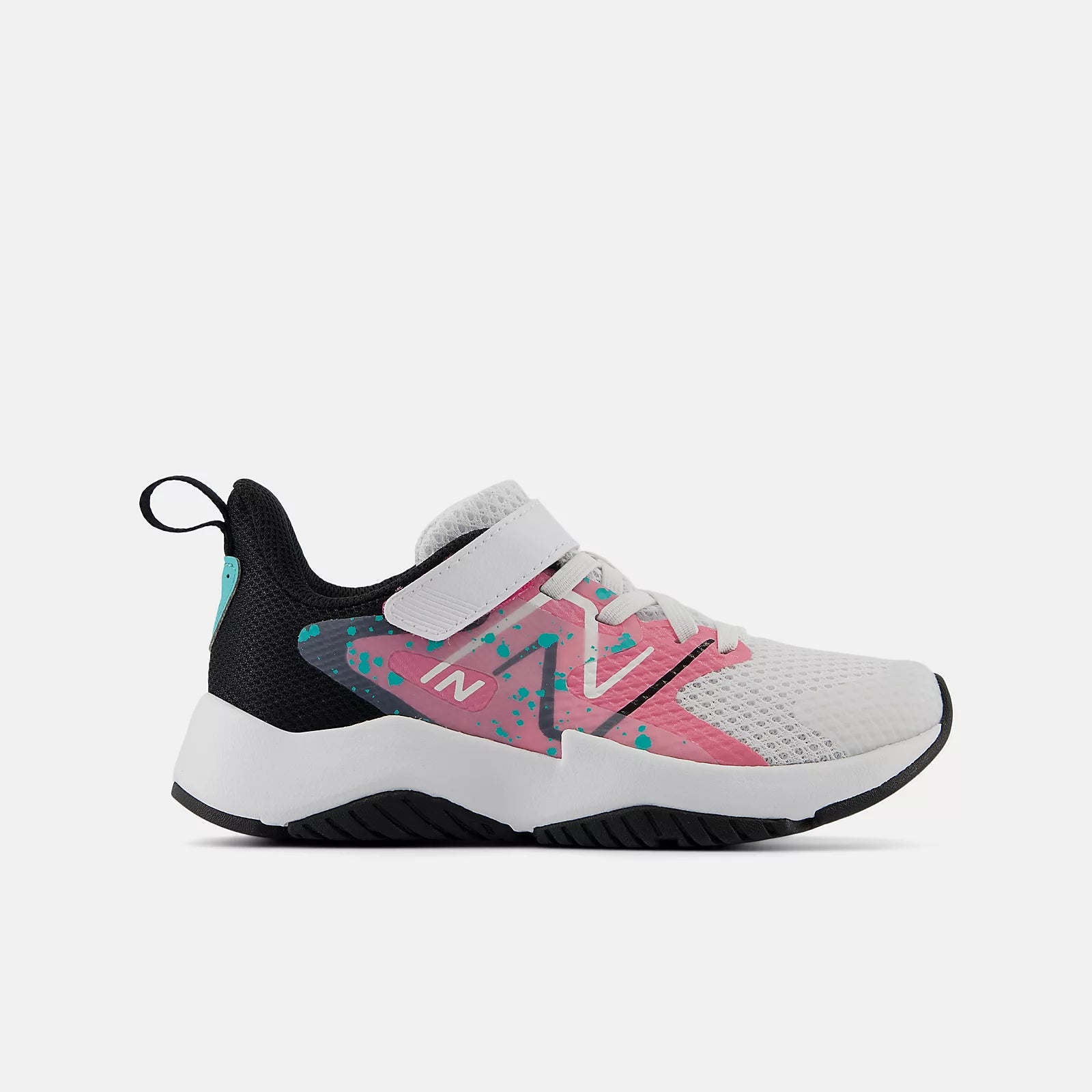White With Real Pink And Black